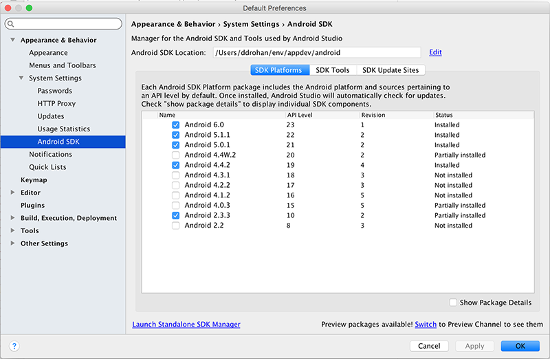 Figure 1: Android SDK