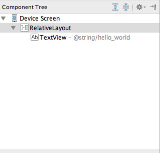 Figure 10: Component tree