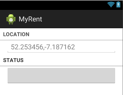 Figure 6: Status section label and separator added