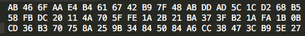 Figure 3: SHA-1 values of all three strings same length