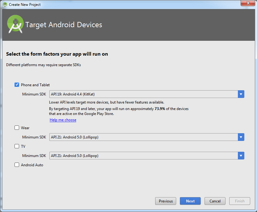 Figure 3.1: Target Android Devices