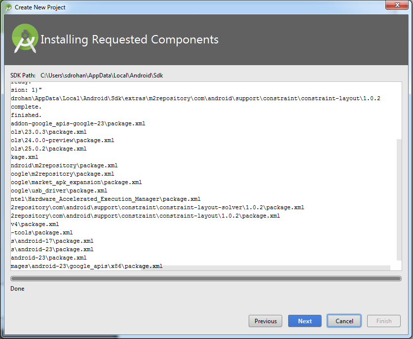 Figure 3.2: If it is your first time running Android Studio, you may get this screen