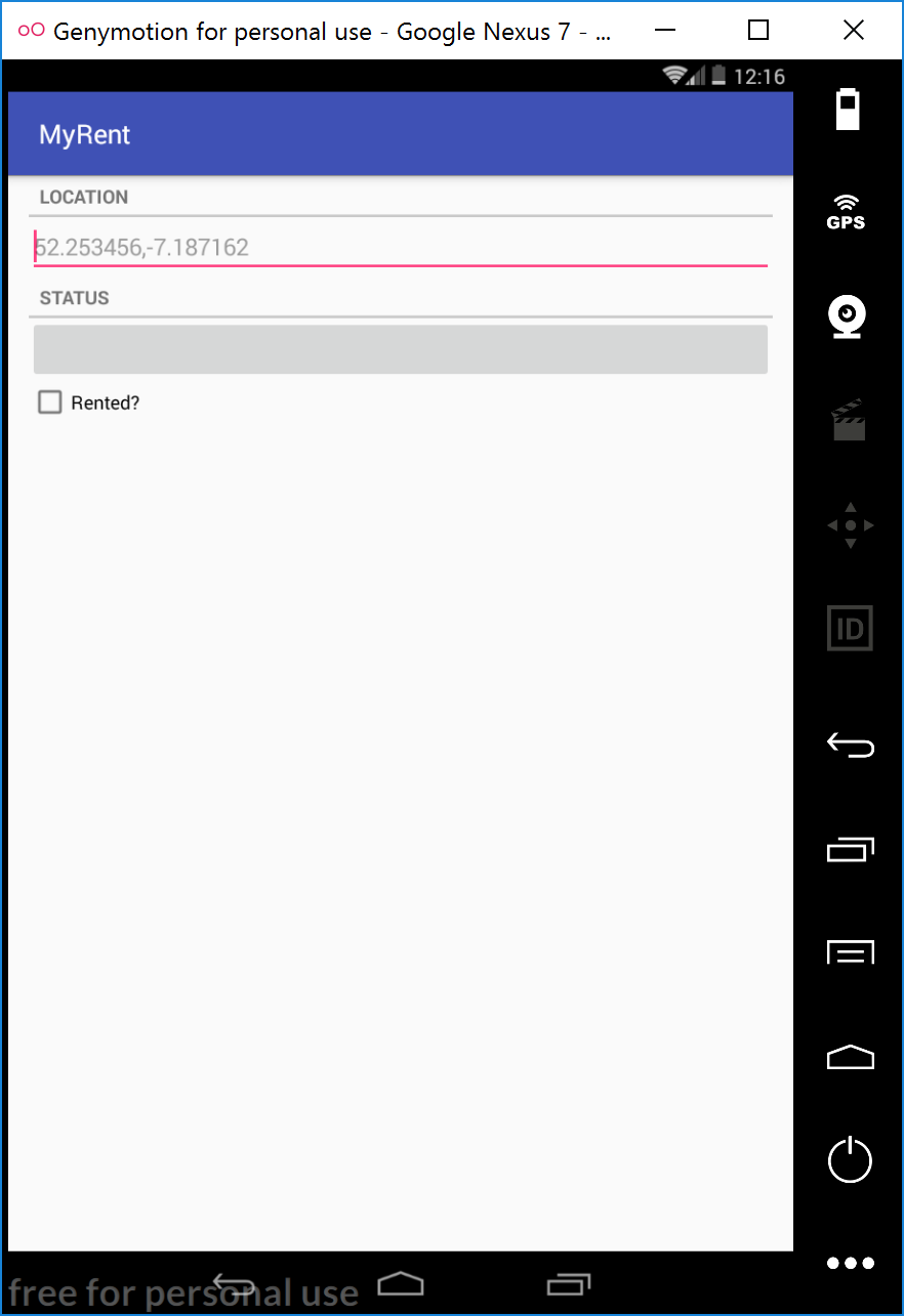 Figure 2: Layout so far