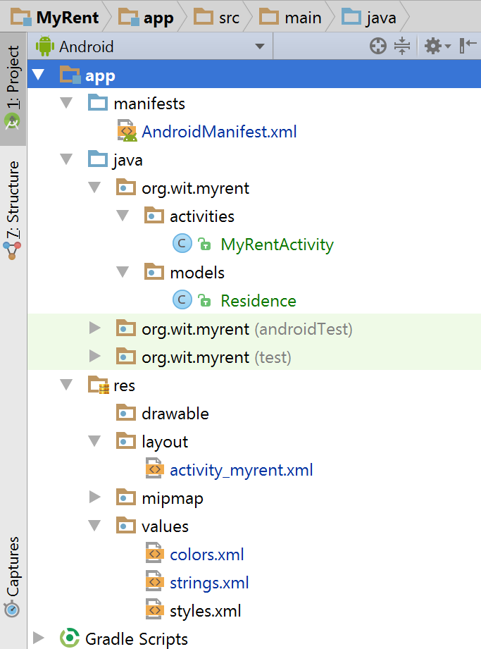 Figure 2: Structure following refactoring