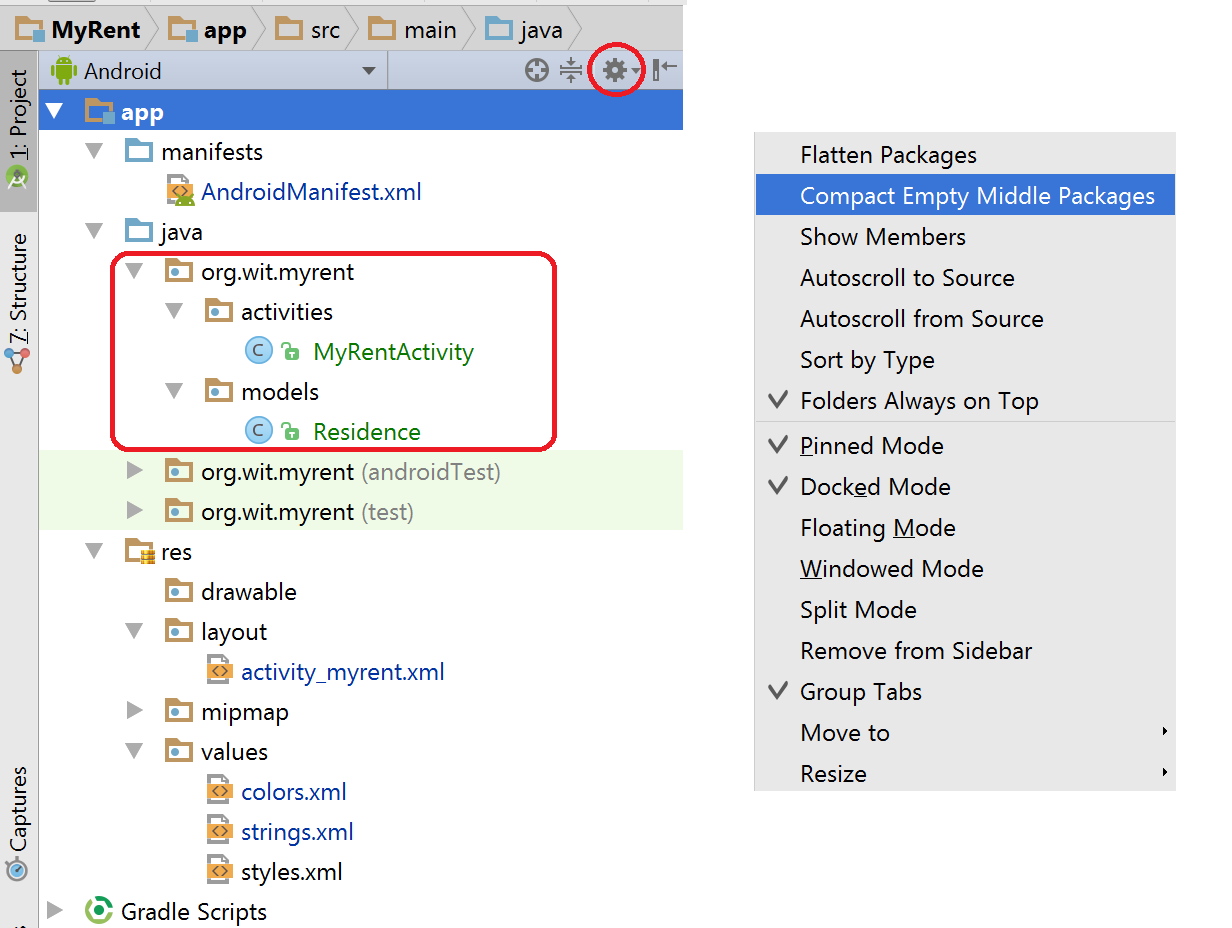 Figure 7: Structure following refactoring